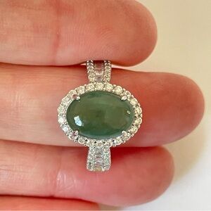Certified Natural Burmese Jadeite Ring